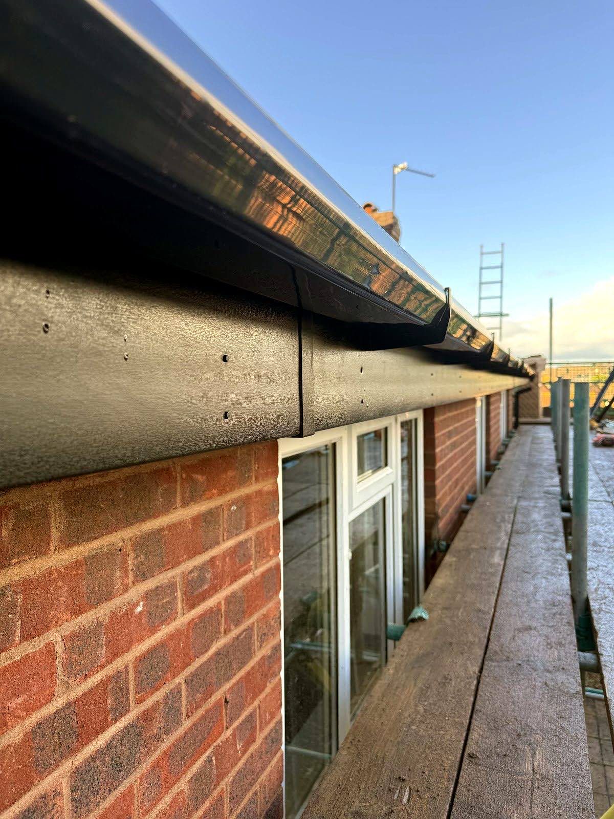 Guttering fitted by Somerset Roofline Care